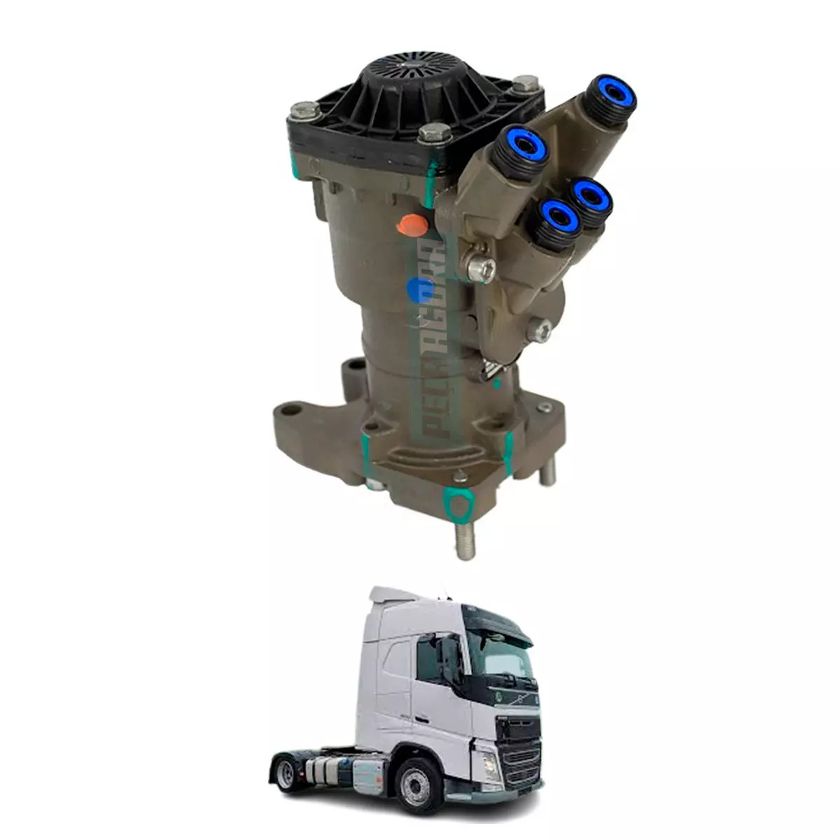 VALVULA PEDAL VOLVO FH4 420 460 500 540 FM4 380 TODOS SEM EBS APOS 2014 (2110784