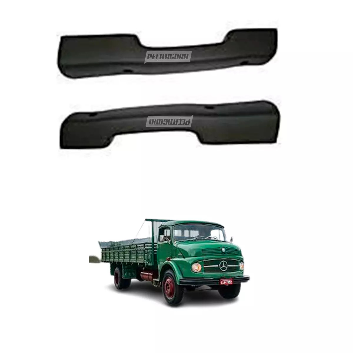 PAR DESCANSA BRACO ESQ DIR MODERNO MB TODOS COM CABINE IGUAL 1113 (P.3317607059)