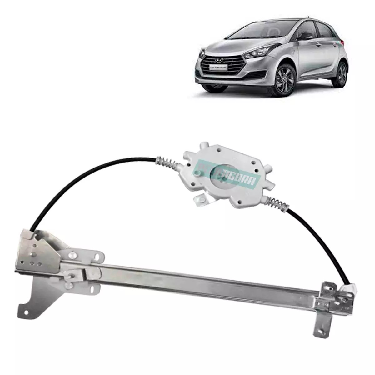 MAQUINA DE VIDRO ELETRICA 4 PORTAS TRASEIRA ESQ COM MOTOR MABUCHI HB20 2020 EM D