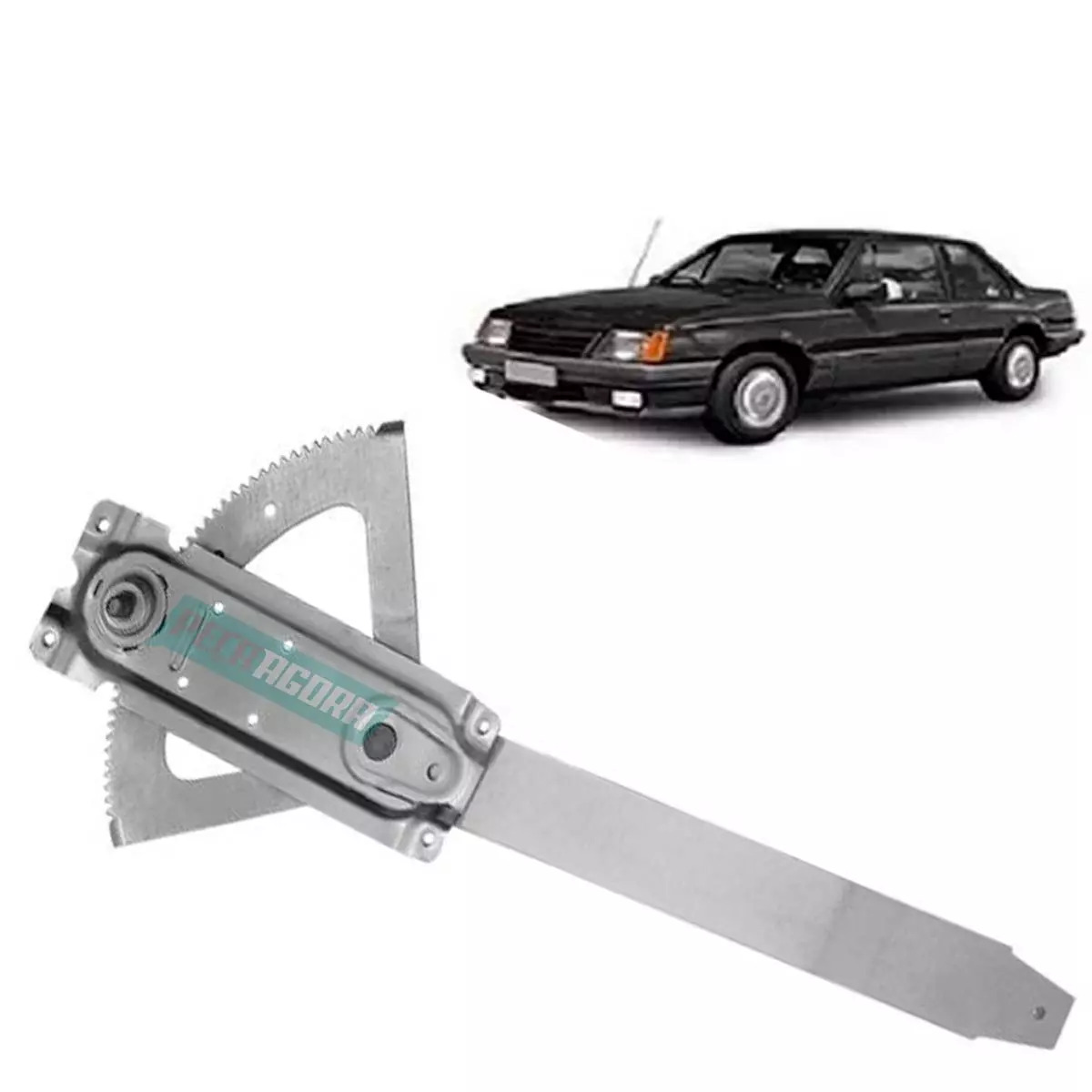 MAQUINA VIDRO MANUAL ESQ GM MONZA 82 A 83 CREMALHEIRA 2 PORTAS  (90035485-R3322E