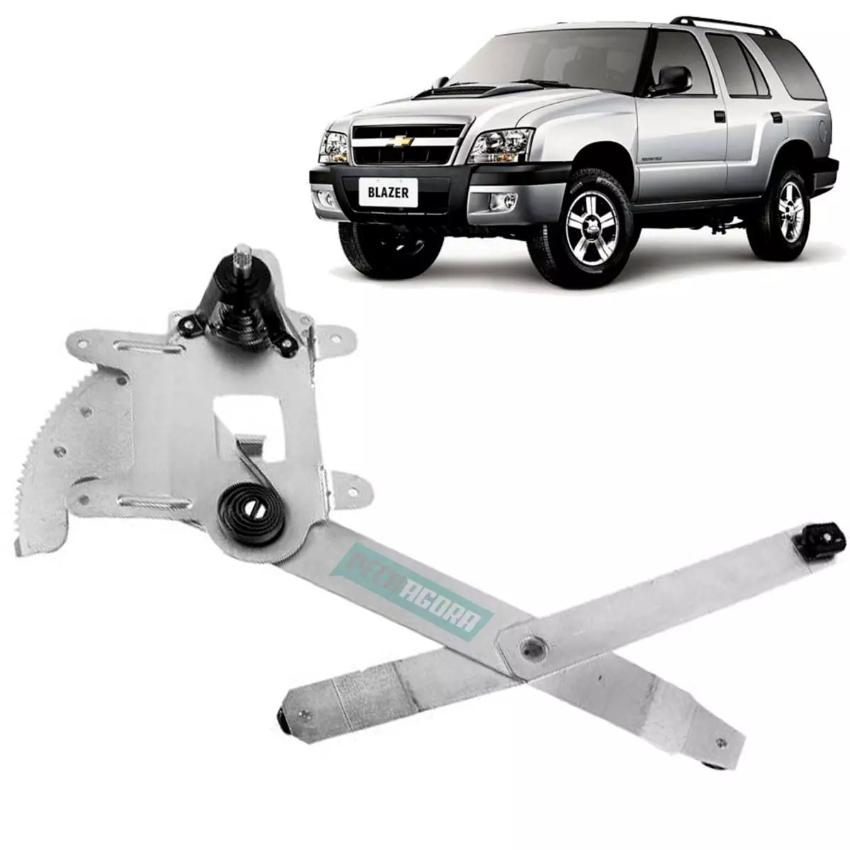 MAQUINA VIDRO MANUAL DIANTEIRA ESQ GM BLAZER 95 A 11 S10 95 A 11 (15705141-R3345