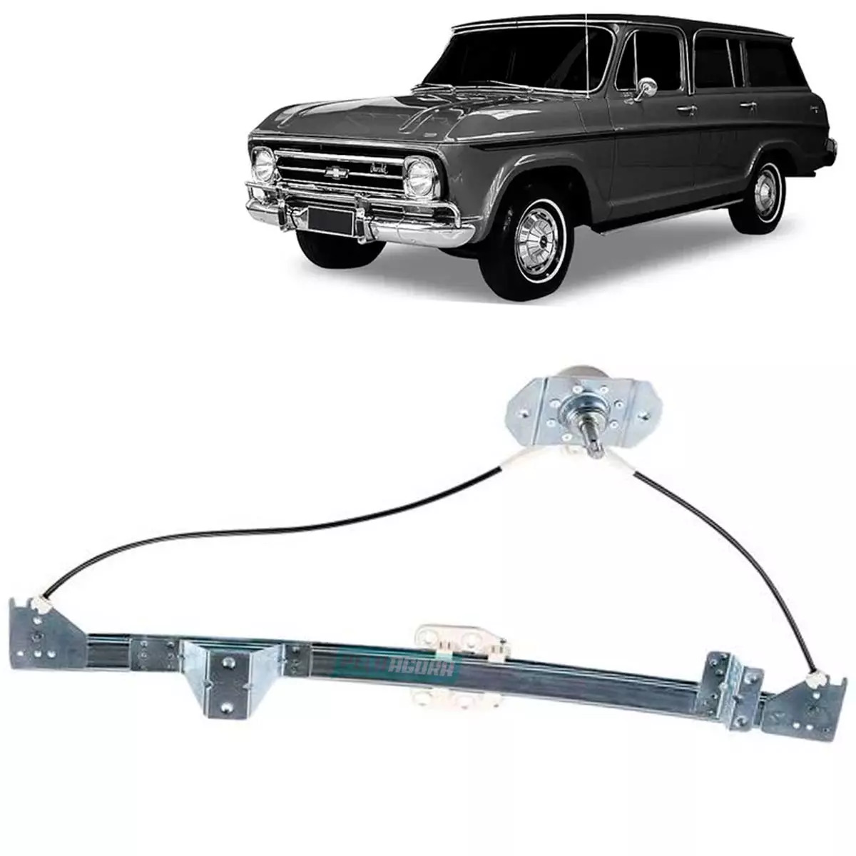 MAQUINA VIDRO MANUAL ESQ DIANTEIRA  A20 A40 C20 D1200 D20 D40 91 A 96 BONANZA VE