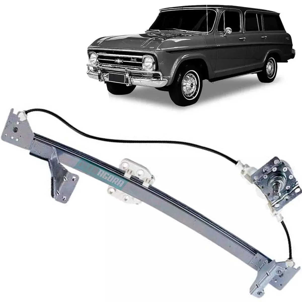 MAQUINA VIDRO MANUAL ESQ TRASEIRA A20 A40 C20 D1200 D20 D40 91 A 96 BONANZA VERA