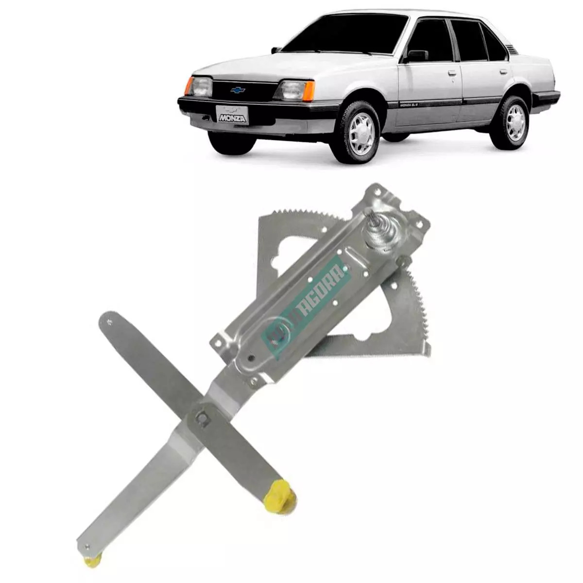 MAQUINA VIDRO MANUAL DIR DIANTEIRA MONZA 85 A 96 4 PORTAS (90035196-R3115D)