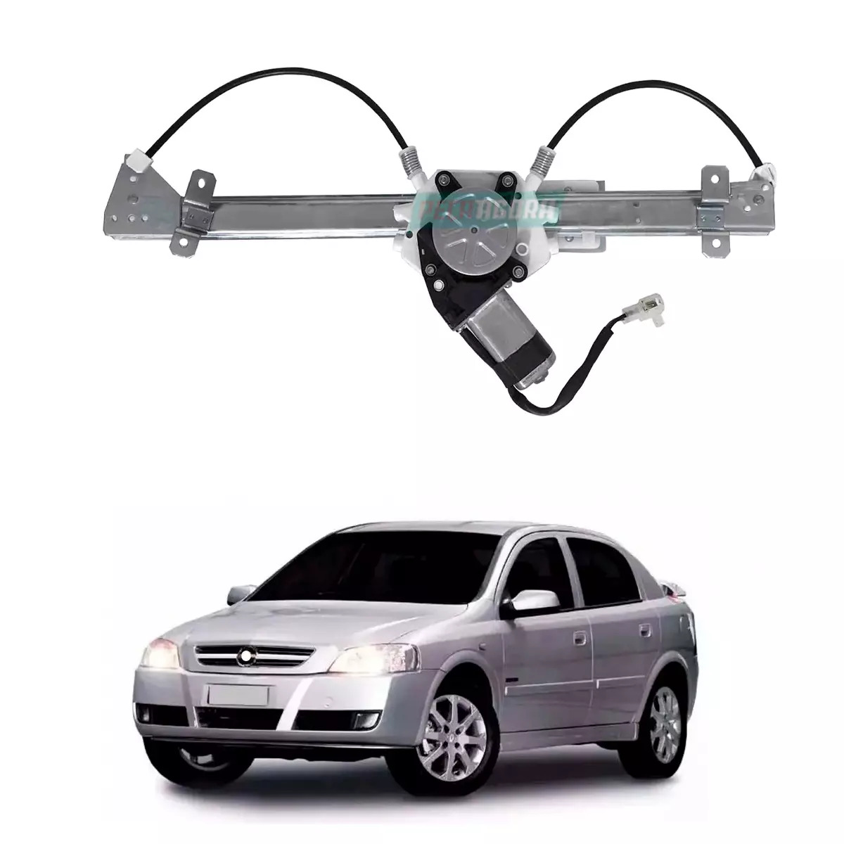 MAQUINA VIDRO ELETRICA TRASEIRA ESQ COM MOTOR ASTRA HATCH SEDAN (93255065-R3390E