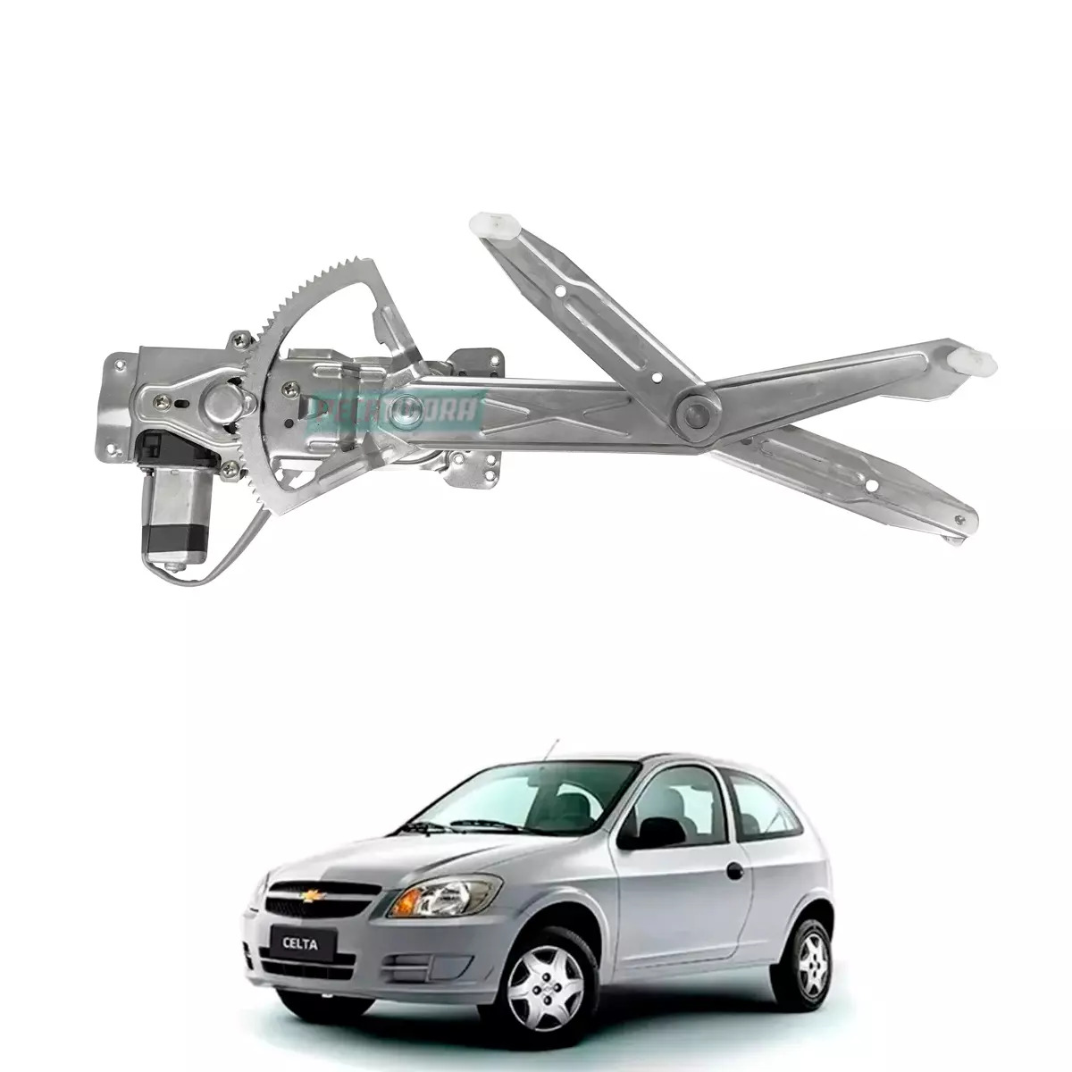 MAQUINA VIDRO ELETRICA ESQ COM MOTOR CELTA 2000 A 2006 2 PORTAS  (93361653-R3325