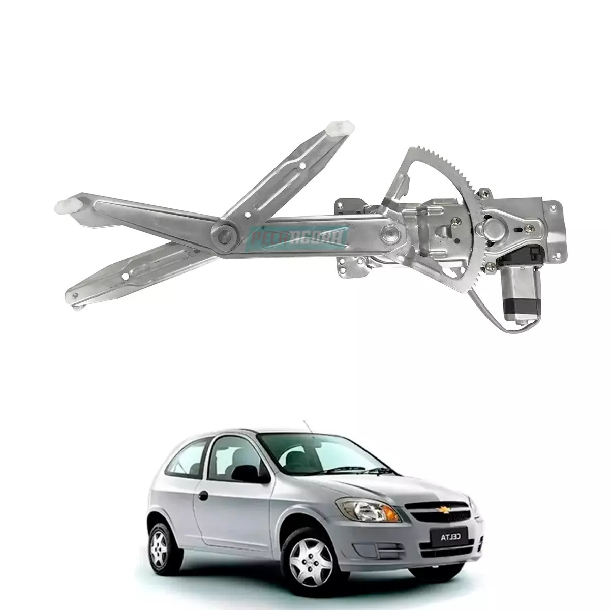MAQUINA VIDRO ELETRICA DIR COM MOTOR CELTA 2000 A 2006 2 PORTAS  (93361654-R3325