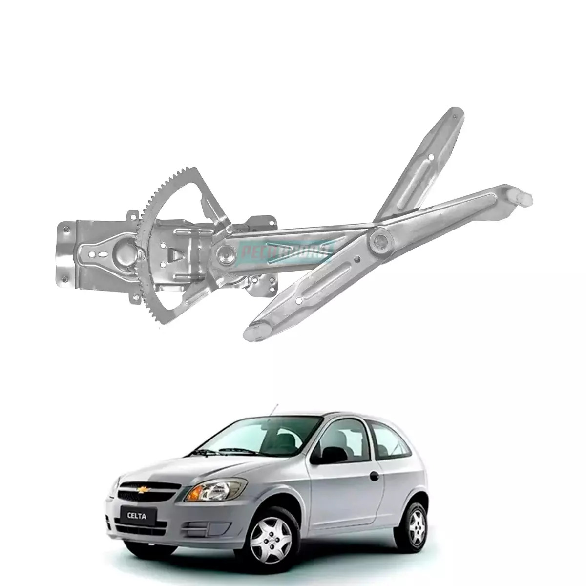 MAQUINA VIDRO ELETRICA ESQ SEM MOTOR CELTA 2000 A 2006 2 PORTAS  (93361653-R3325