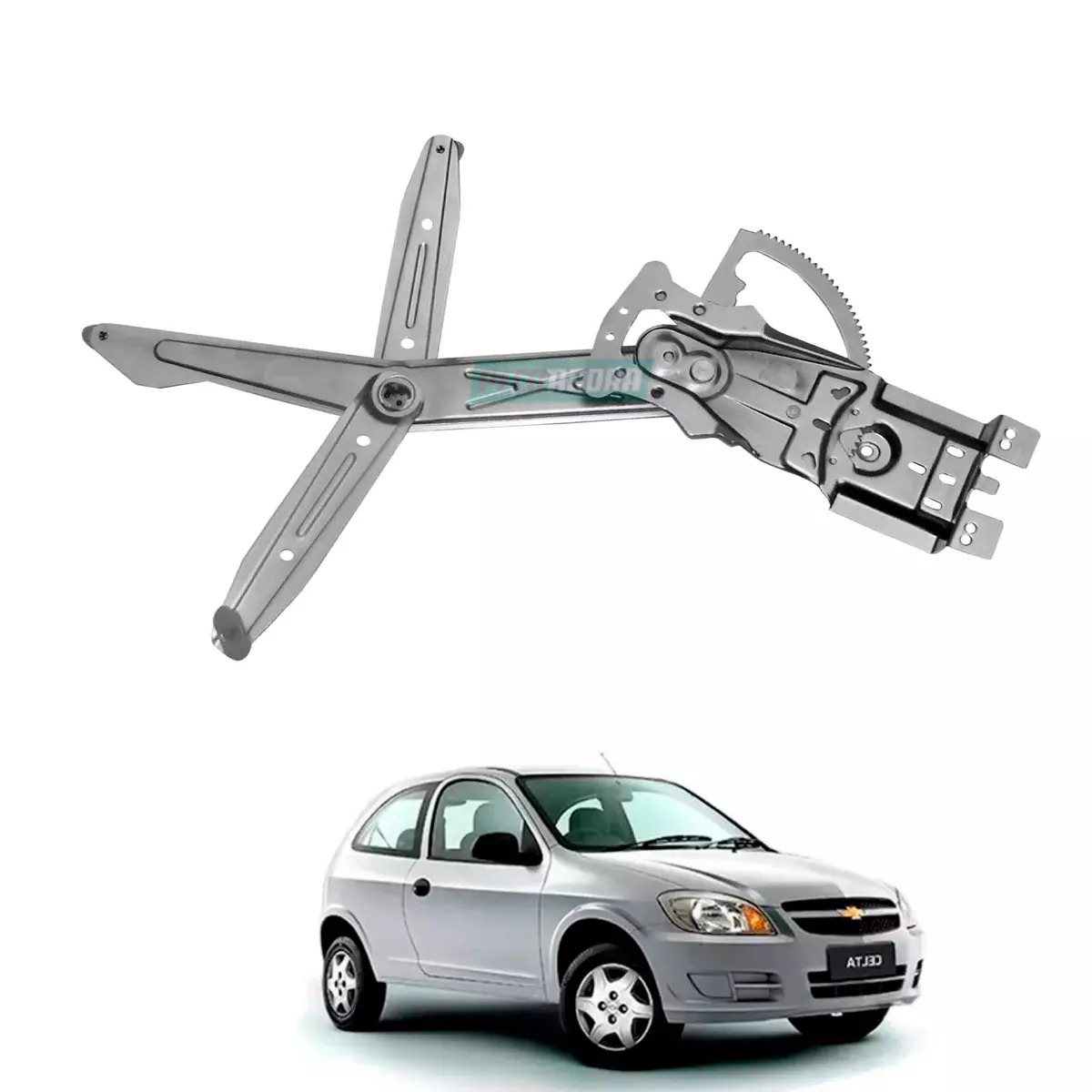 MAQUINA VIDRO ELETRICA DIR SEM MOTOR CELTA 2000 A 2006 BOSCH 2P (93361654-R3370D