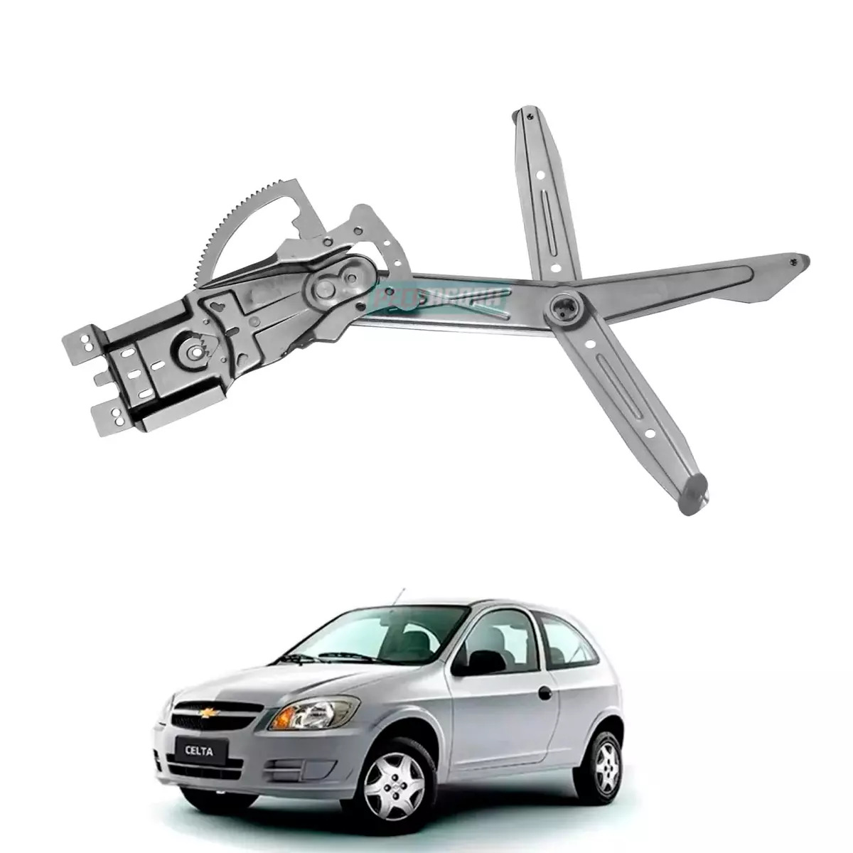 MAQUINA VIDRO ELETRICA ESQ SEM MOTOR CELTA 2000 A 2006 BOSCH 2P (93361653-R3370E