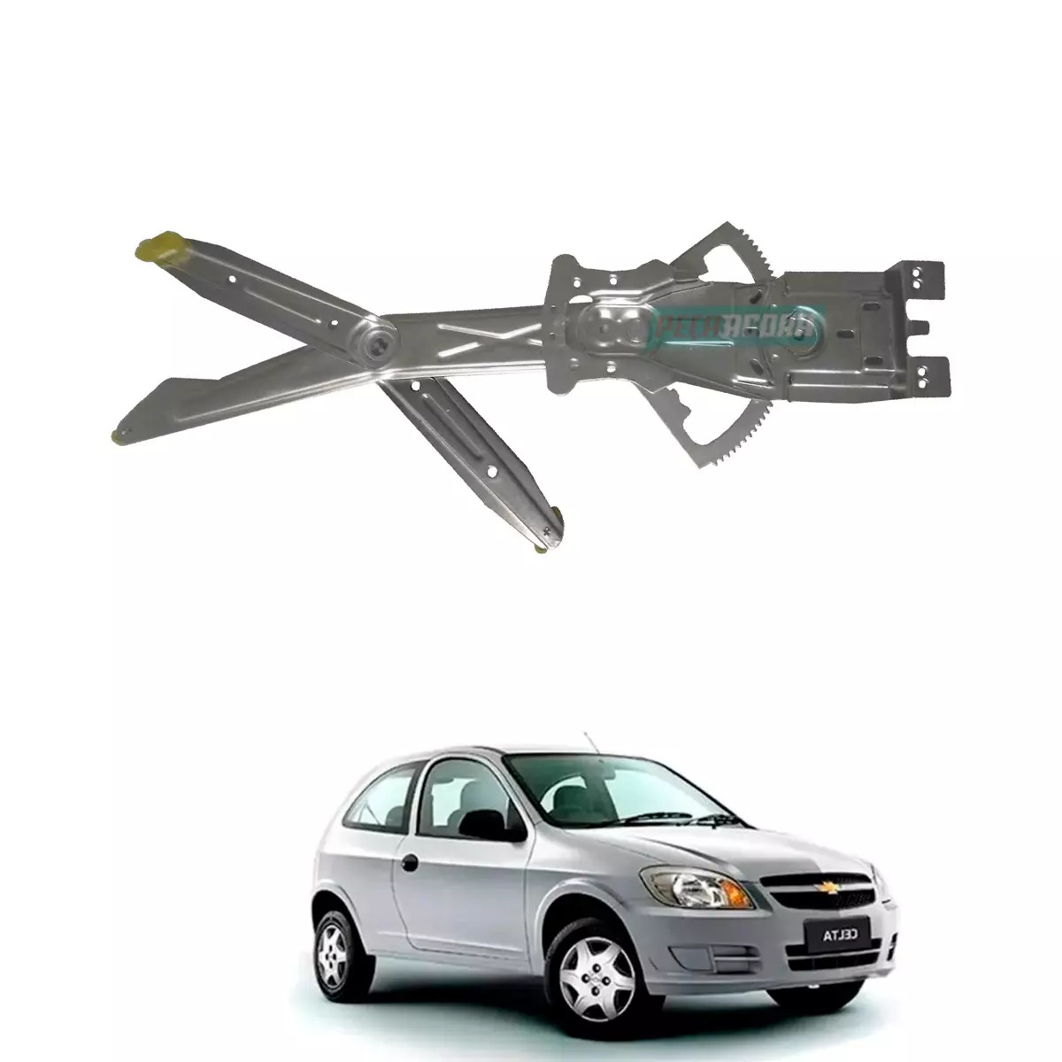 MAQUINA VIDRO ELETRICA DIR SEM MOTOR CELTA 2000 A 2006 BOSCH 10 DENTES (93361654