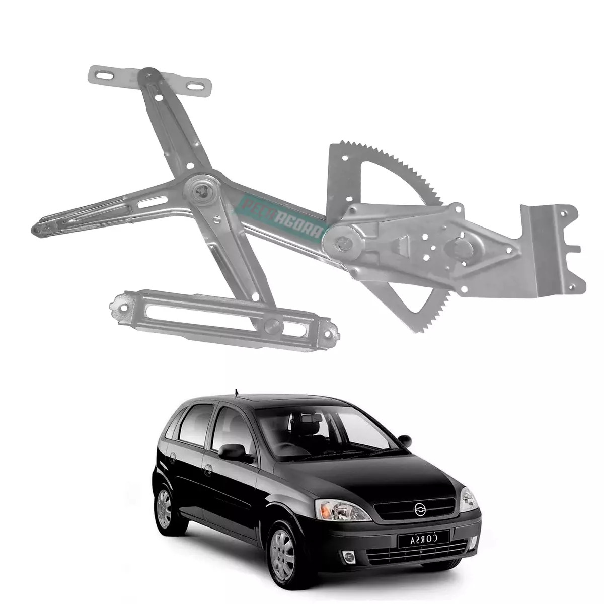 MAQUINA VIDRO ELETRICA DIANTEIRA DIR SEM MOTOR CORSA 02 A12 MONTANA 03 A 10 (932