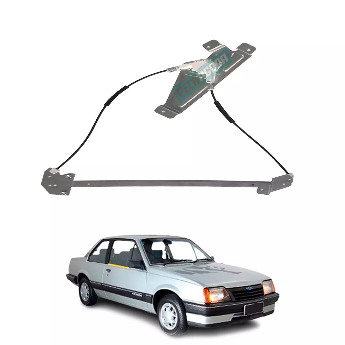 MAQUINA VIDRO ELETRICA DIR SEM MOTOR MONZA 83 A 96 2 PORTAS (94649144-R3330D-SM)