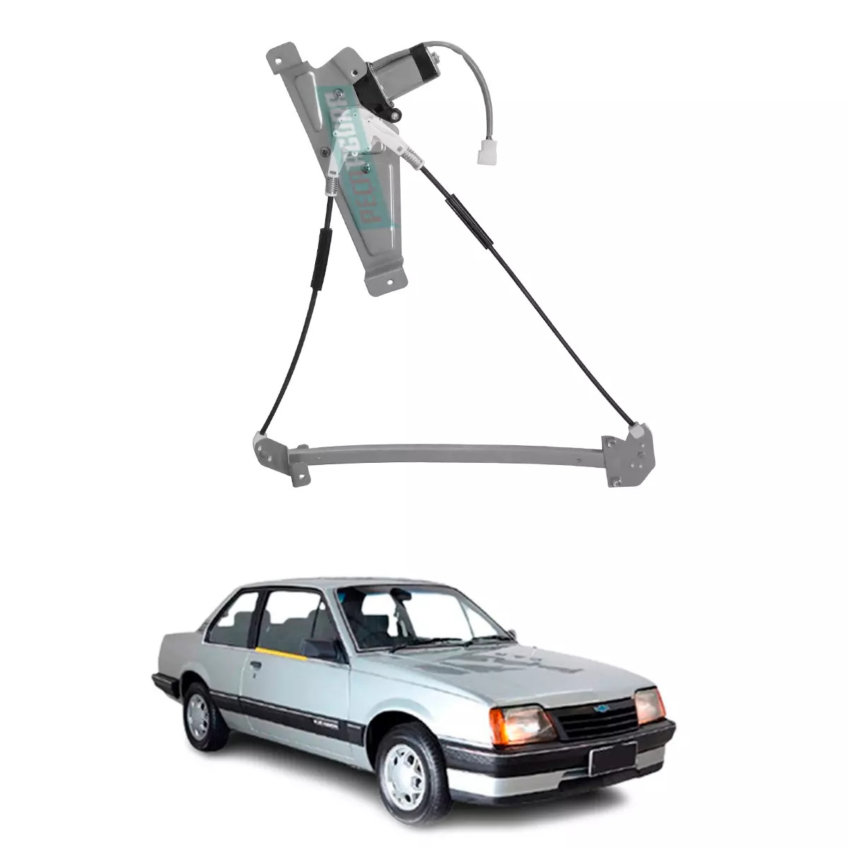 MAQUINA VIDRO ELETRICA DIR COM MOTOR MONZA 83 A 96 2 PORTAS (94649144-R3331D)