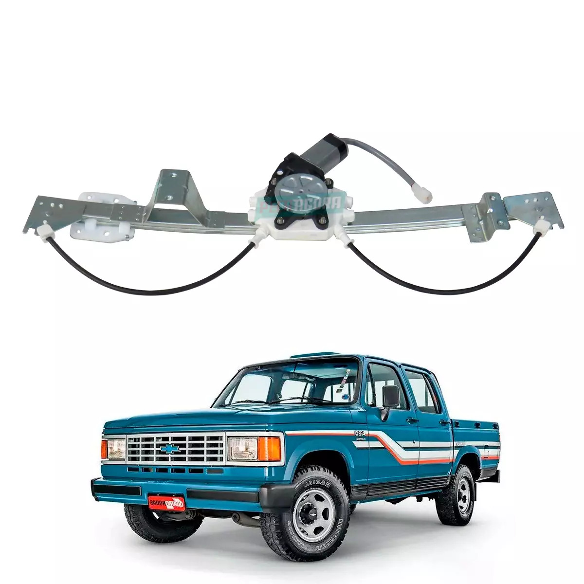 MAQUINA VIDRO ELETRICA DIANTEIRA ESQ COM MOTOR A20 C20 D20 BONANZA VERANEIO (522