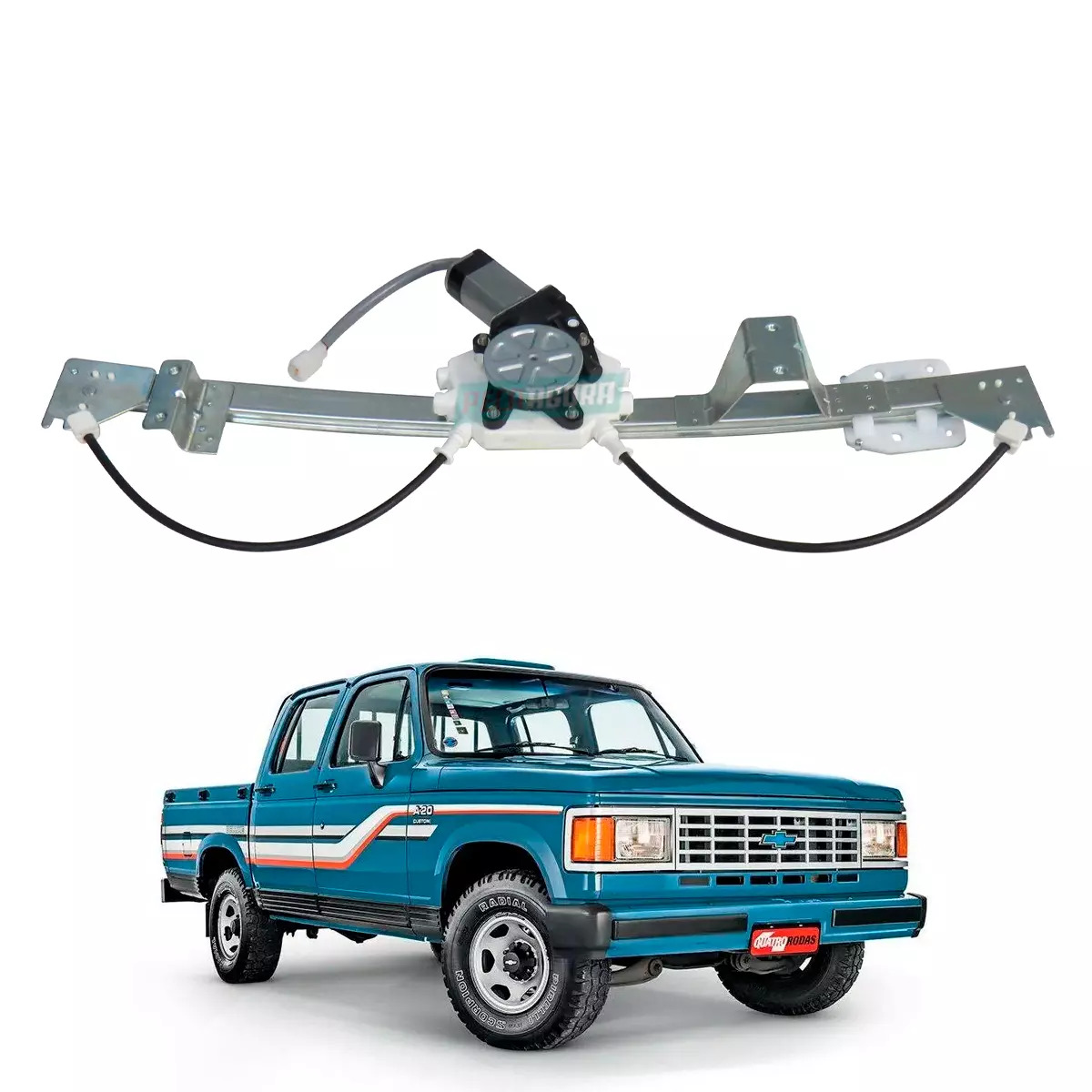 MAQUINA VIDRO ELETRICA DIANTEIRA DIR COM MOTOR A20 C20 D20 BONANZA VERANEIO (522