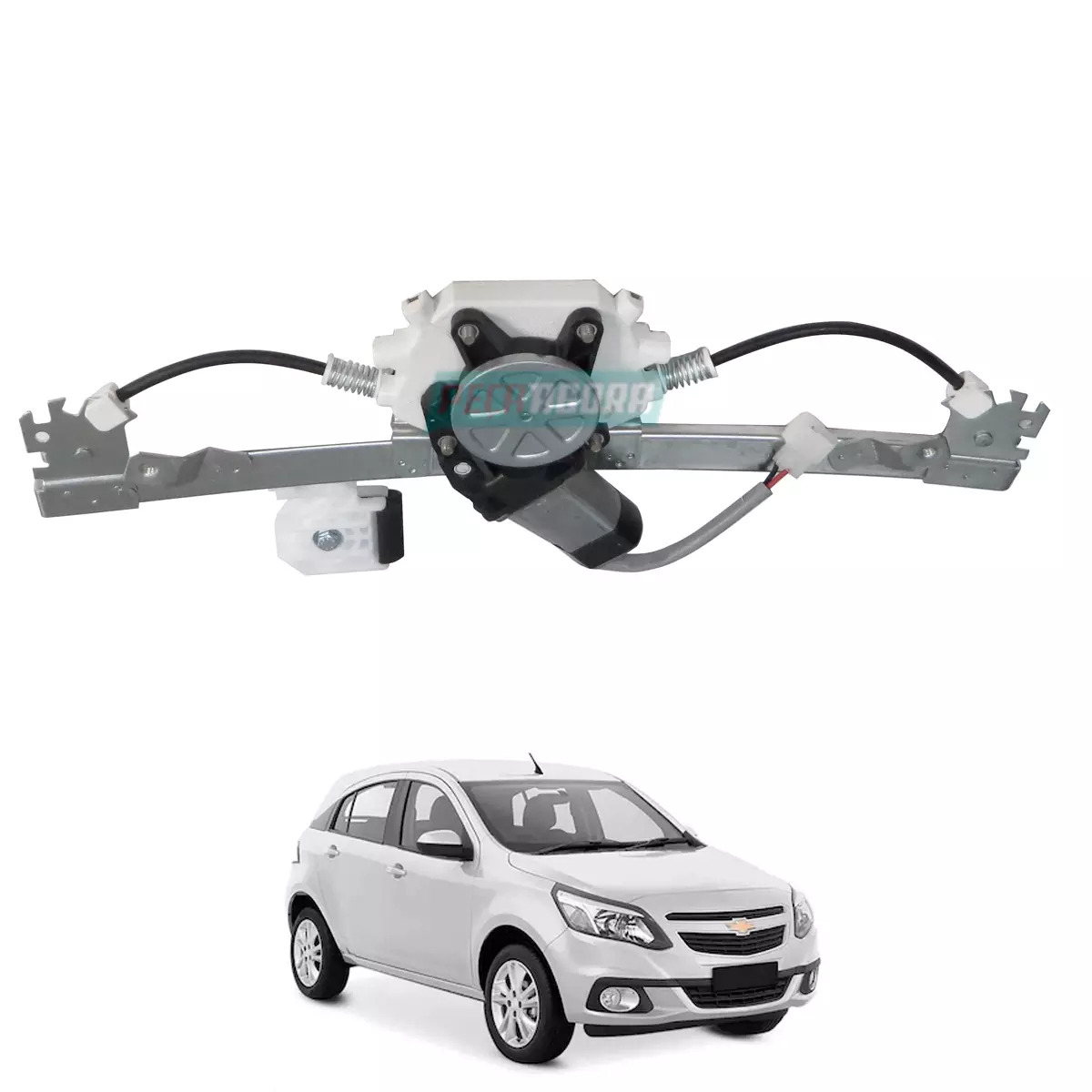 MAQUINA VIDRO ELETRICA TRASEIRA DIR COM MOTOR AGILE 09 A 14 (94700280-R3335D)