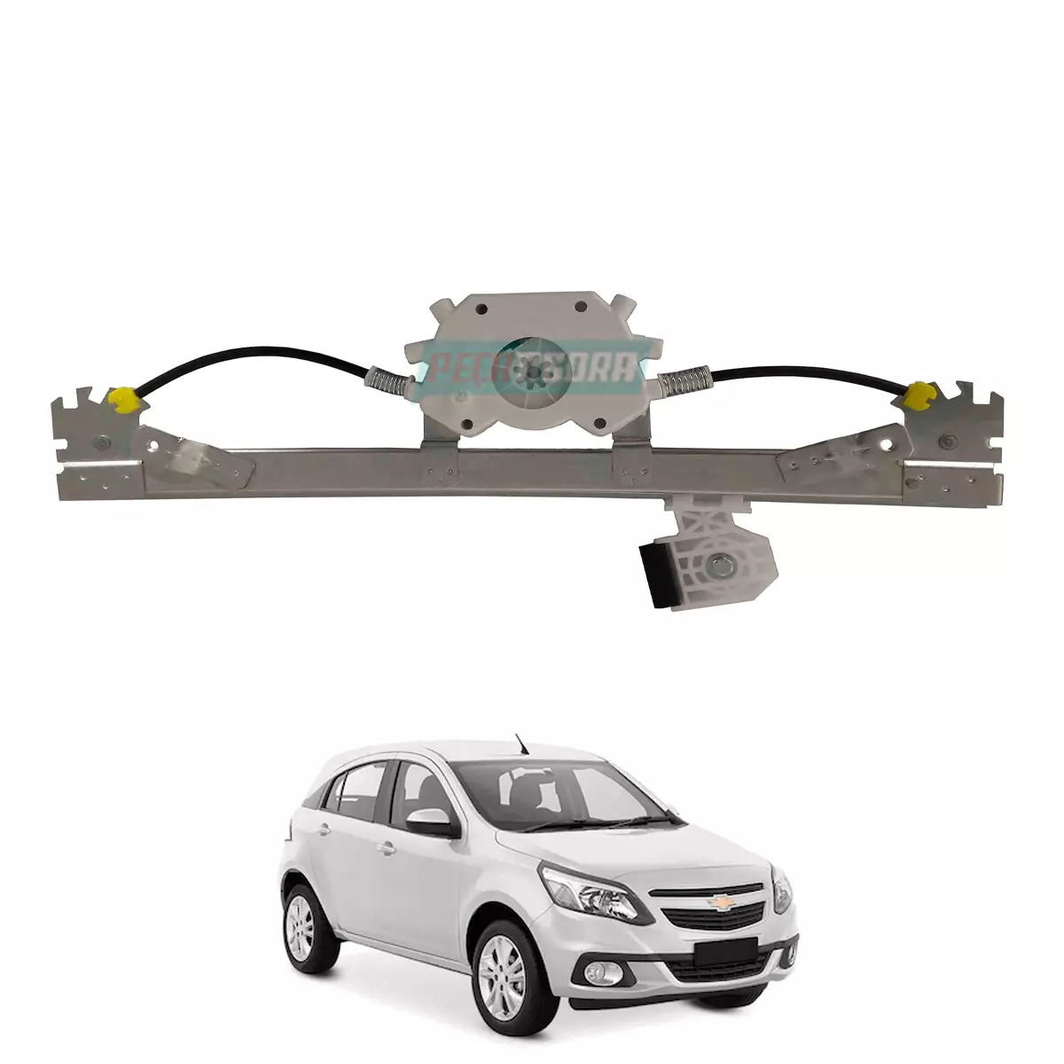 MAQUINA VIDRO ELETRICA TRASEIRA DIR SEM MOTOR AGILE 09 A 14 (94700280-R3335D-SM)