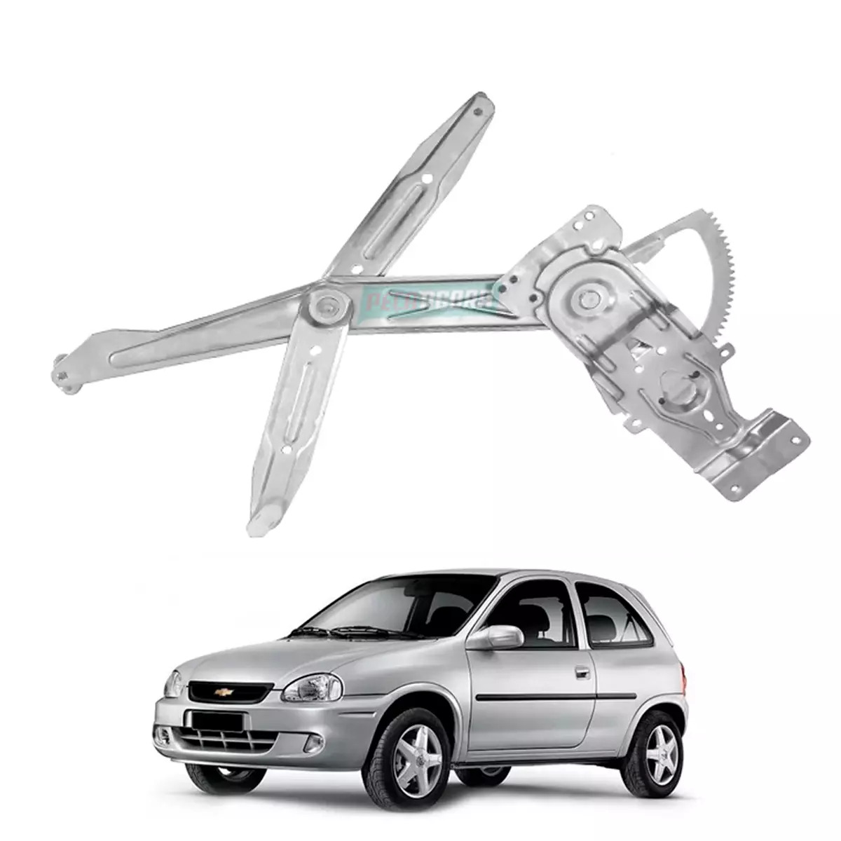 MAQUINA VIDRO ELETRICA ESQ SEM MOTOR CORSA 94 A 2001 PICK UP (93334693-R3340E-SM