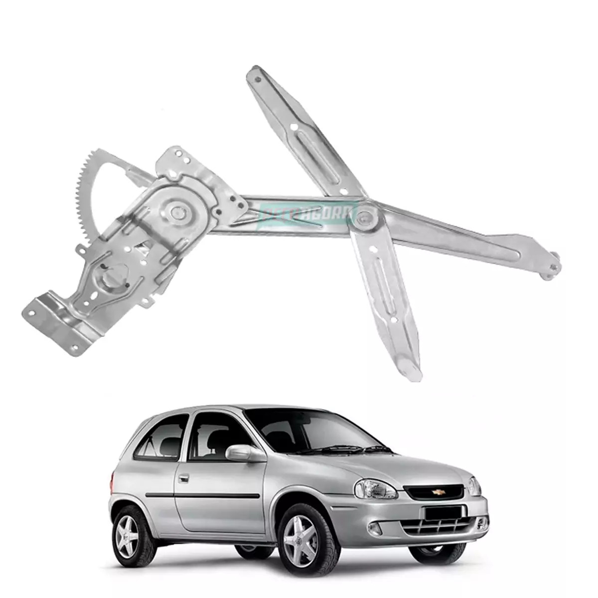 MAQUINA VIDRO ELETRICA DIR SEM MOTOR CORSA 94 A 2001 PICK UP (93334692-R3340D-SM