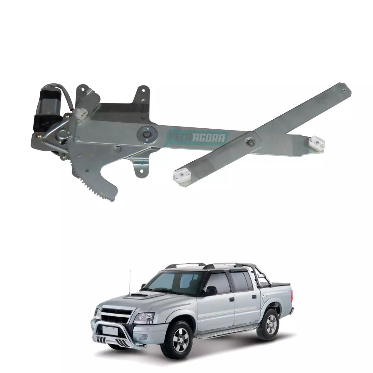 MAQUINA VIDRO ELETRICA DIANTEIRA ESQ COM MOTOR BLAZER S10 95 A 11  (15705143-R33