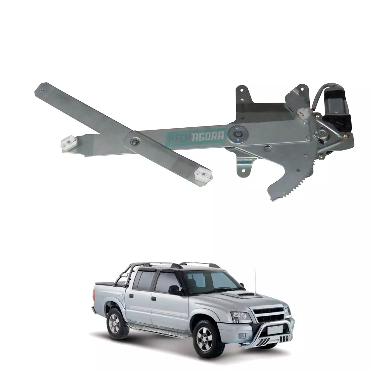 MAQUINA VIDRO ELETRICA DIANTEIRA DIR COM MOTOR BLAZER S10 95 A 11  (15705144-R33