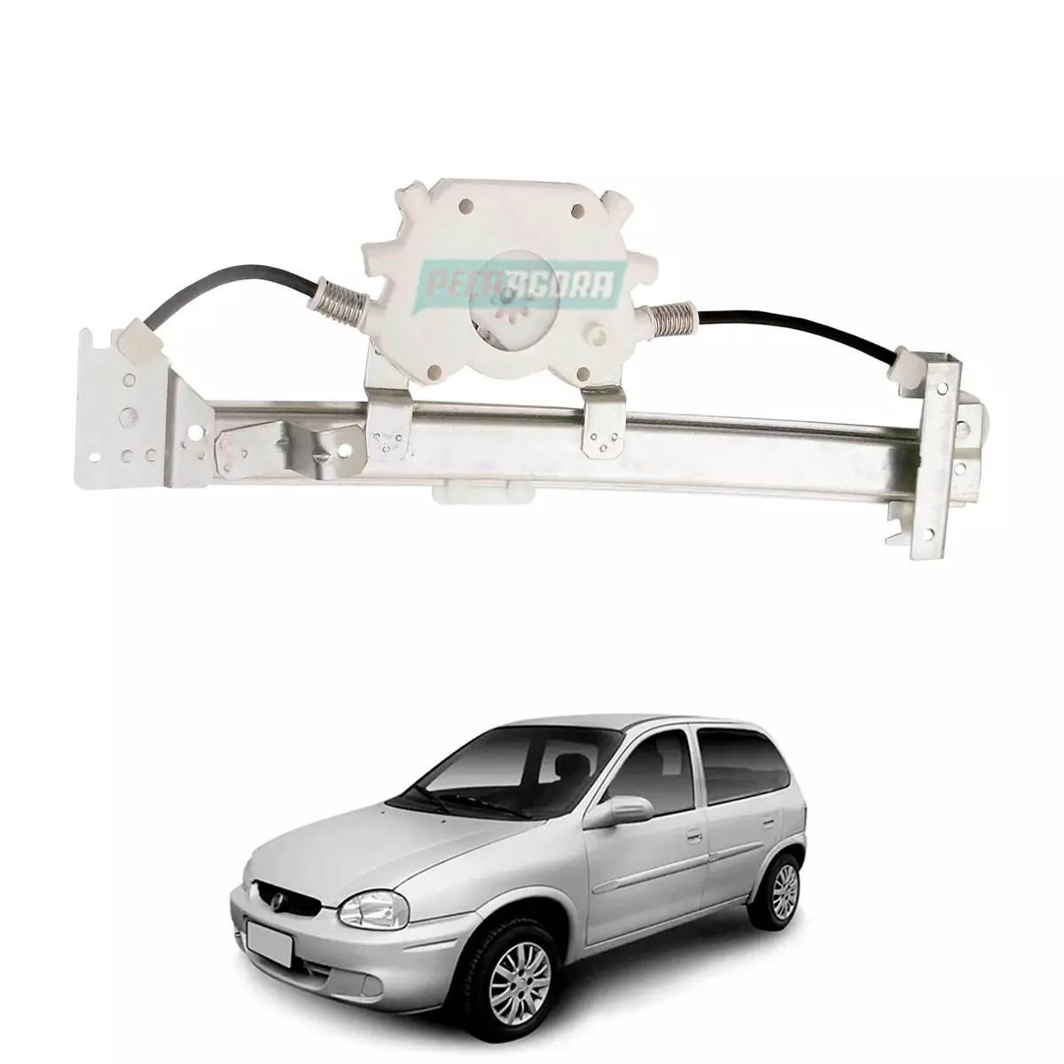 MAQUINA VIDRO ELETRICA TRASEIRA ESQ COM MOTOR CORSA 95 A 01 (93253441-R3349E-SM)