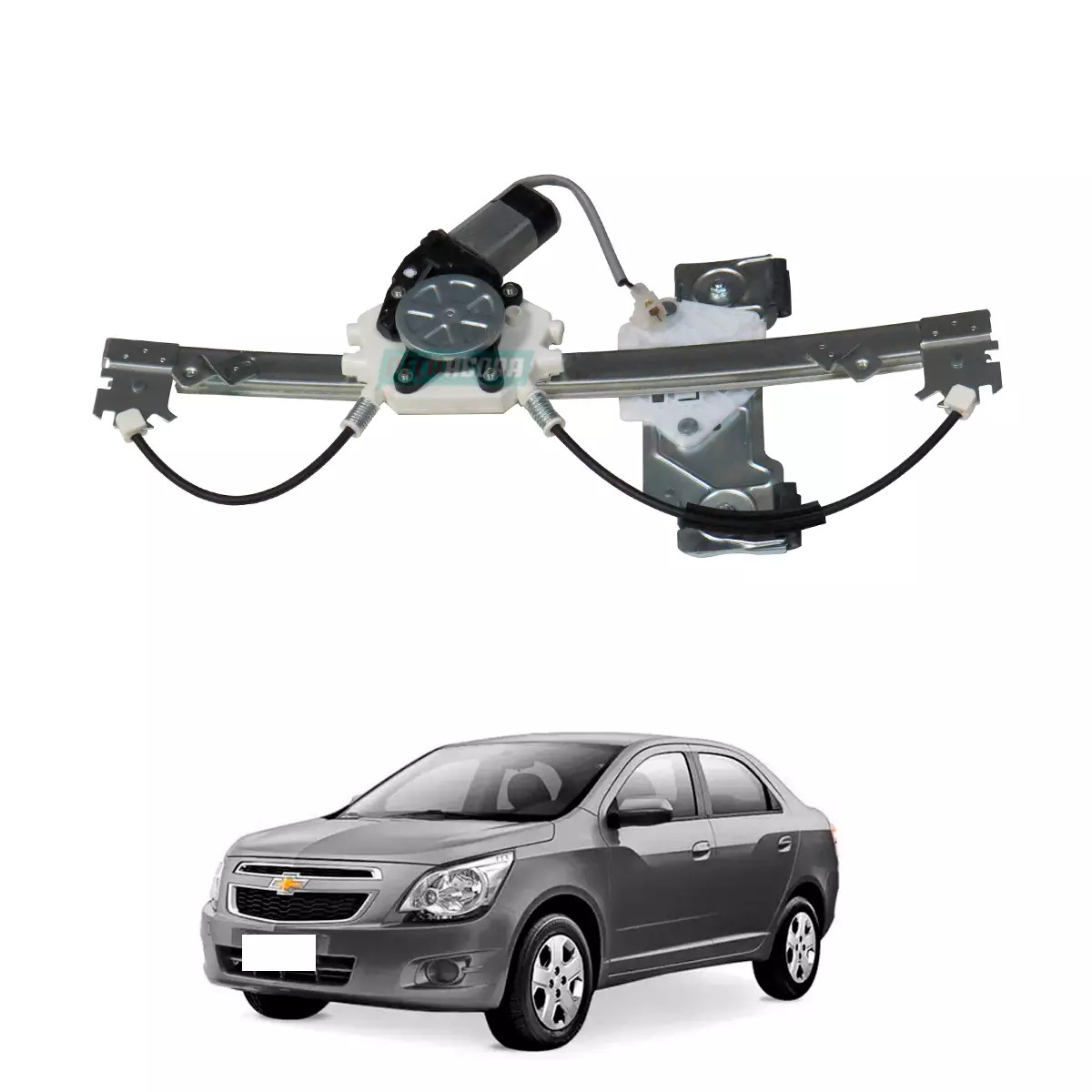 MAQUINA VIDRO ELETRICA TRASEIRA DIR COM MOTOR COBALT 2011 EM DIANTE (94773650-R3
