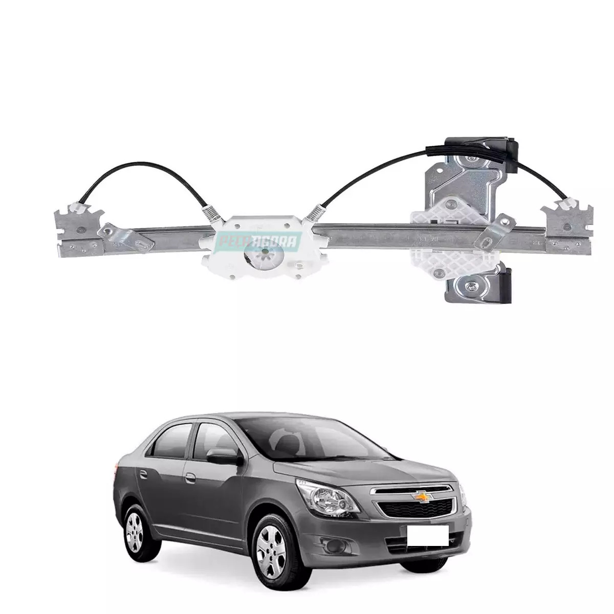 MAQUINA VIDRO ELETRICA TRASEIRA DIR SEM MOTOR COBALT 2011 EM DIANTE (94773650-R3