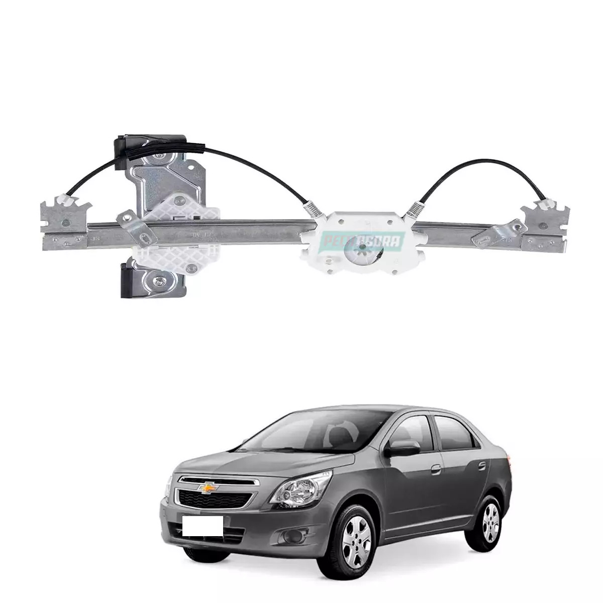 MAQUINA VIDRO ELETRICA TRASEIRA ESQ SEM MOTOR COBALT 2011 EM DIANTE (94773649-R3