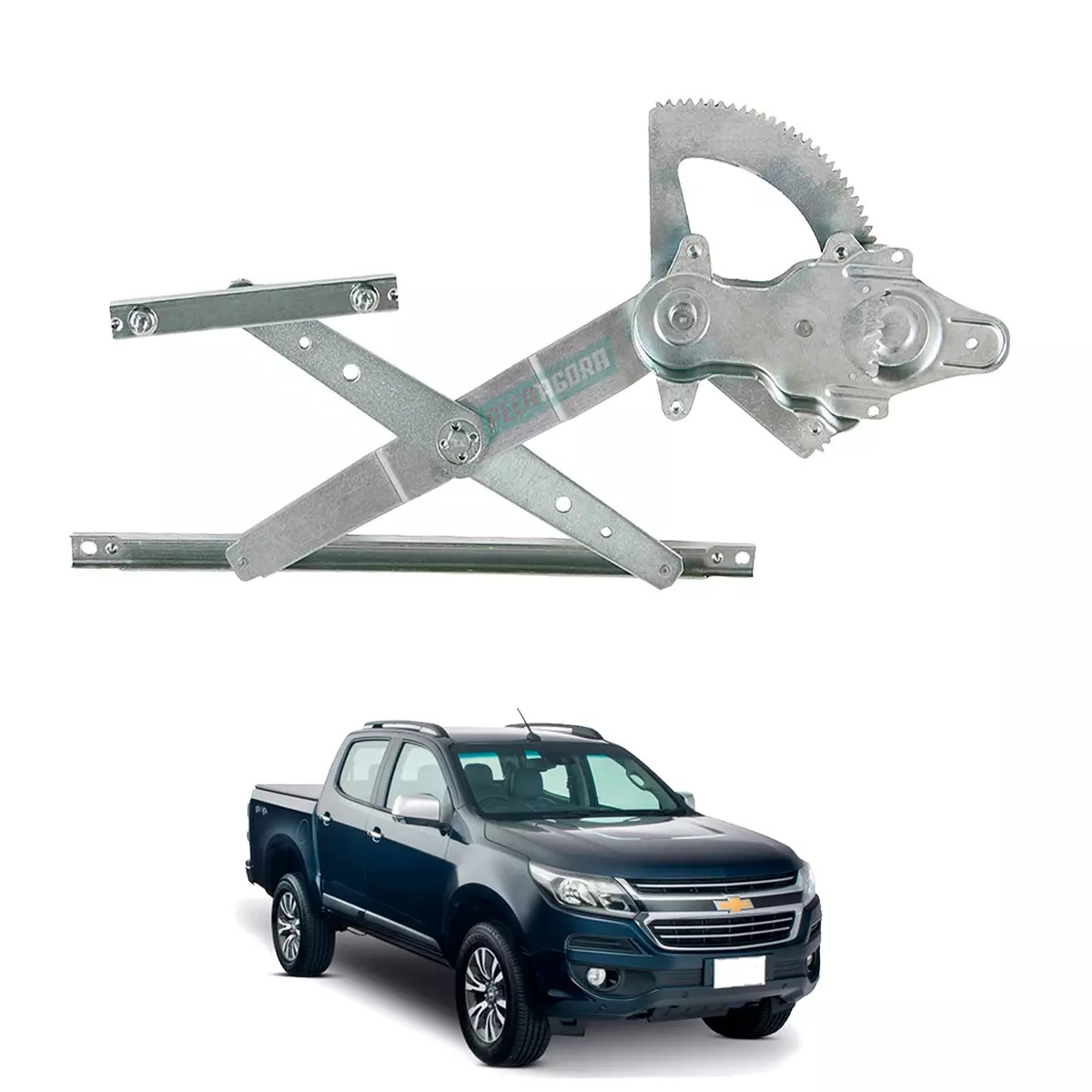 MAQUINA VIDRO ELETRICA  DIANTEIRA DIR SEM MOTOR S10 2012 EM DIANTE (947736650-R3