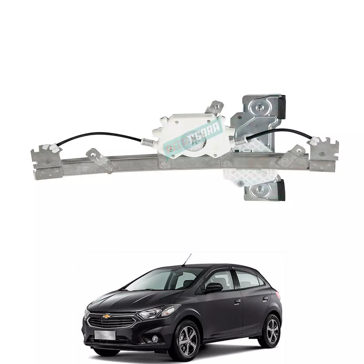 MAQUINA VIDRO ELETRICA TRASEIRA ESQ SEM MOTOR ONIX PRISMA (52039026-R3360E-SM)