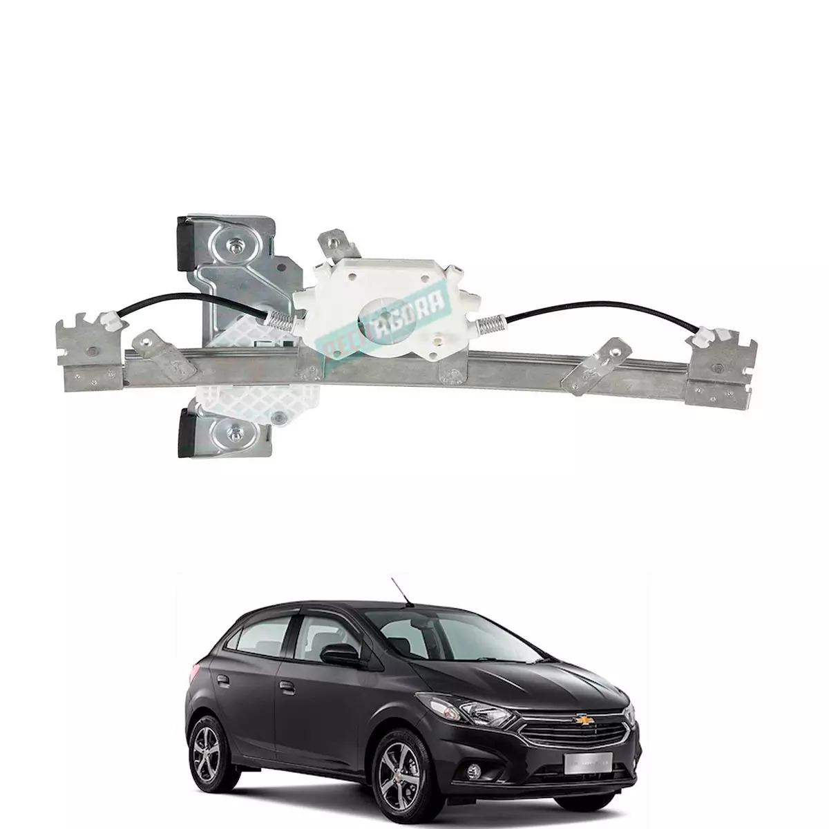 MAQUINA VIDRO ELETRICA TRASEIRA DIR SEM MOTOR ONIX PRISMA (52039027-R3360D-SM)