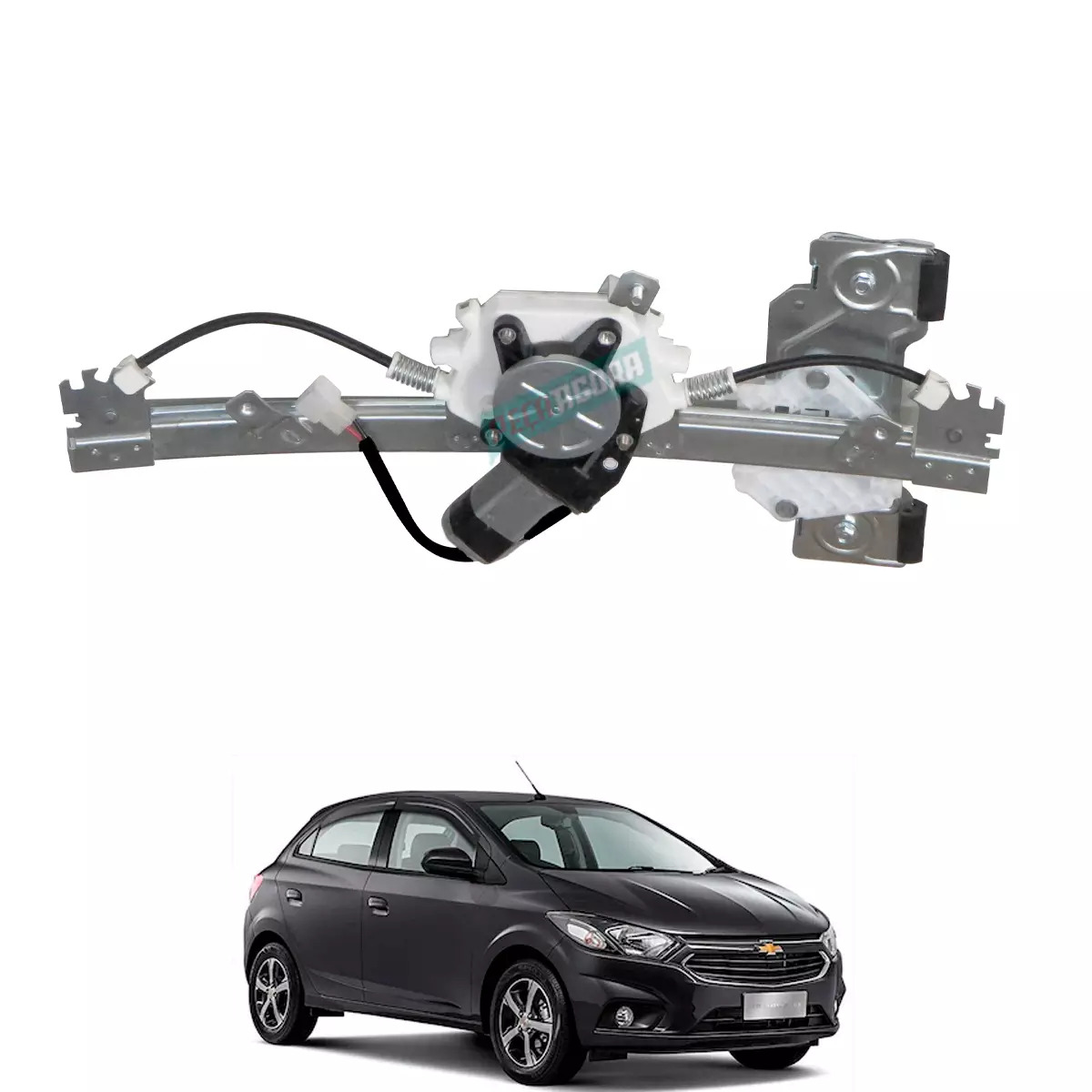 MAQUINA VIDRO ELETRICA TRASEIRA DIR COM MOTOR ONIX PRISMA (52039027-R3360D)