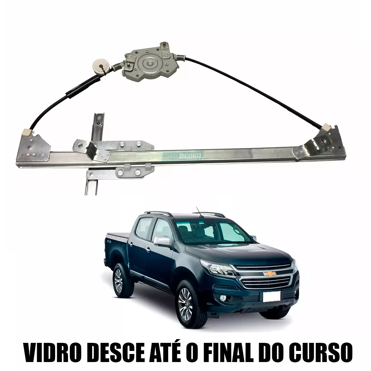 MAQUINA VIDRO ELETRICA TRASEITA DIR SEM MOTOR S10 2012 EM DIANTE (5483149-R3363D