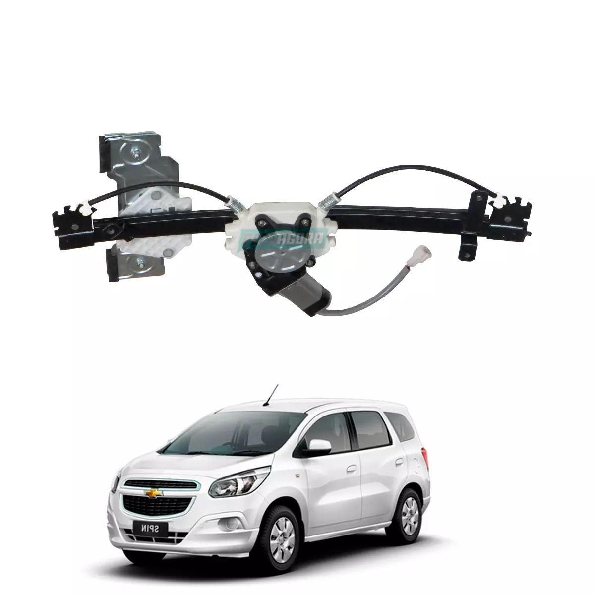 MAQUINA VIDRO ELETRICA DIANTEIRA ESQ COM MOTOR SPIN 2012 EM DIANTE (52021151-R33