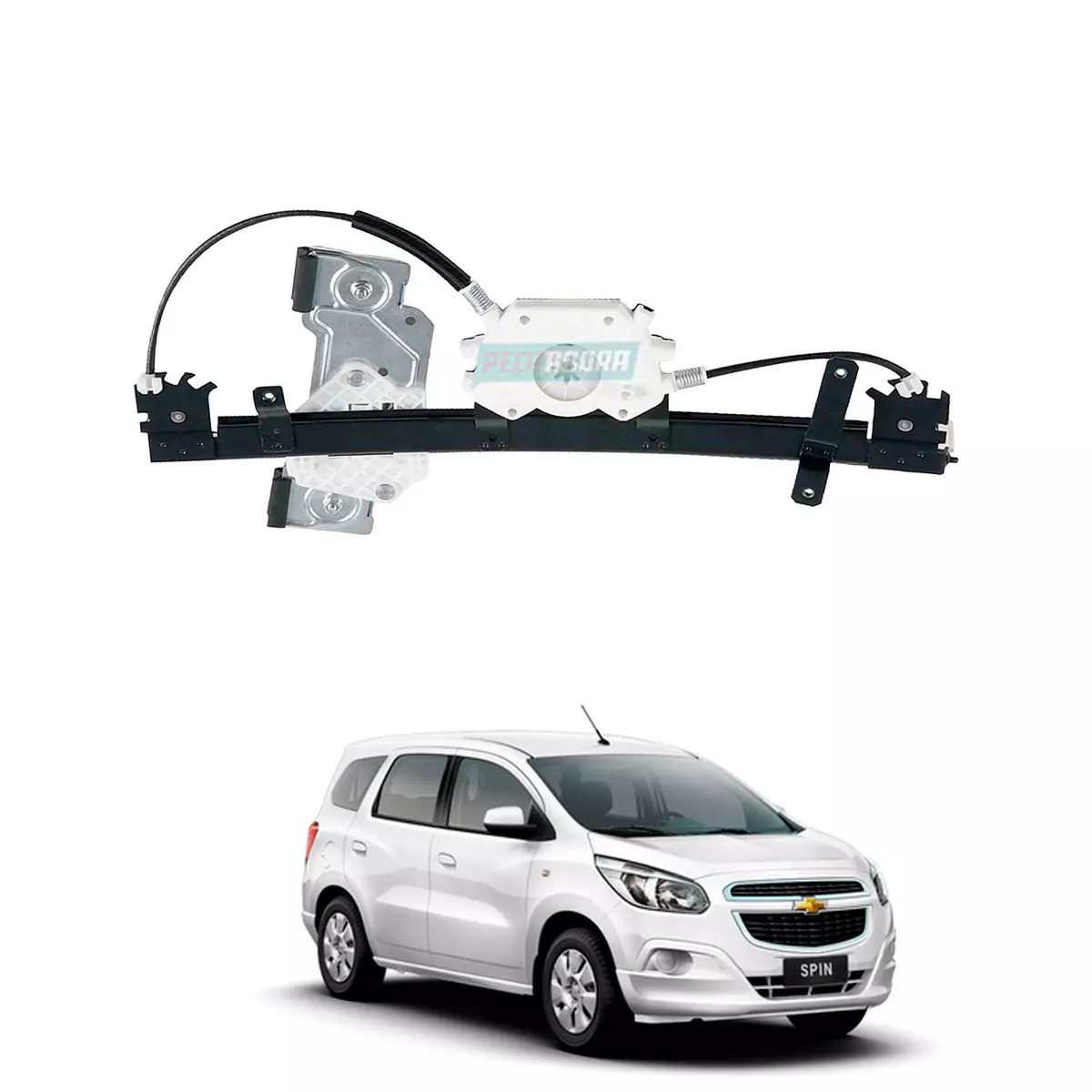 MAQUINA VIDRO ELETRICA DIANTEIRA DIR SEM MOTOR SPIN 2012 EM DIANTE (52021149-R33