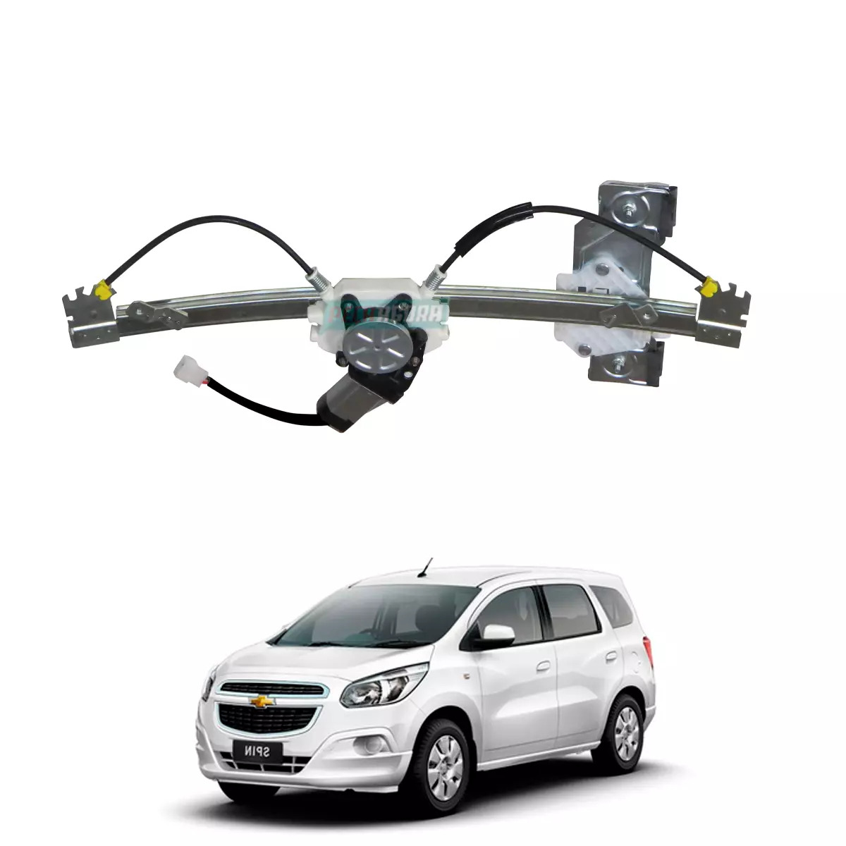 MAQUINA VIDRO ELETRICA TRASEIRA ESQ COM MOTOR SPIN 2012 EM DIANTE (52211164-R336