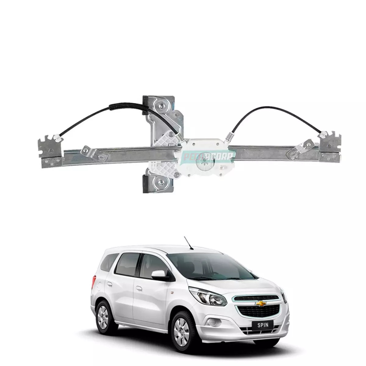 MAQUINA VIDRO ELETRICA DIANTEIRA DIR SEM MOTOR SPIN 2012 EM DIANTE (52211166-R33