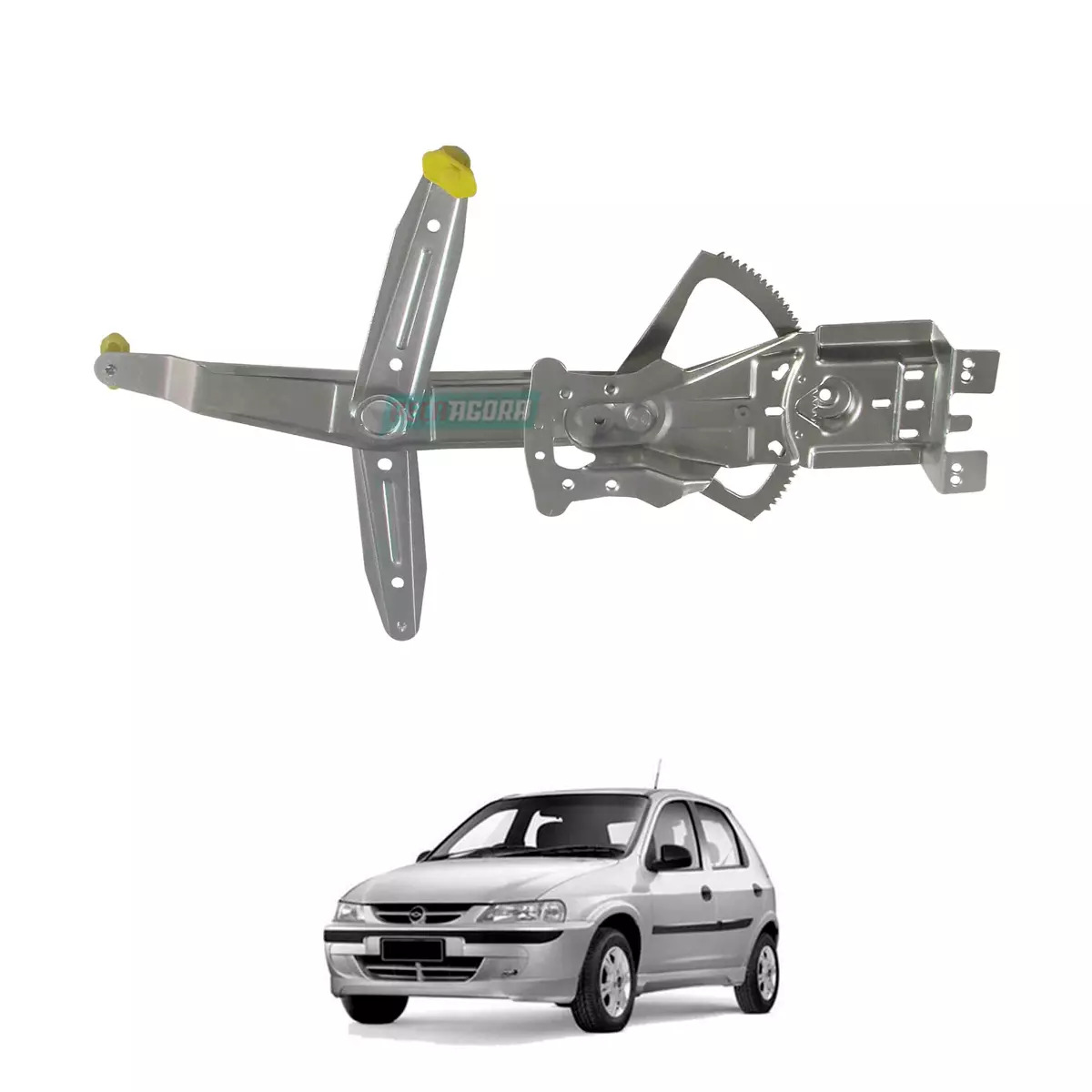 MAQUINA VIDRO ELETRICA DANTEIRA ESQ SEM MOTOR CELTA PRISMA BOSH (93324533-R3371E