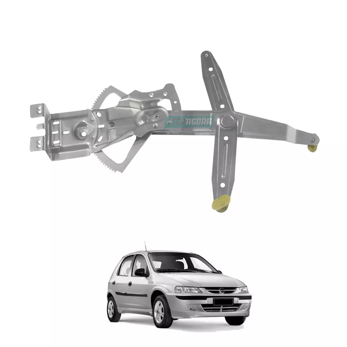 MAQUINA VIDRO ELETRICA DIANTEIRA DIR SEM MOTOR CELTA PRISMA BOSH 10 DENTES (9336