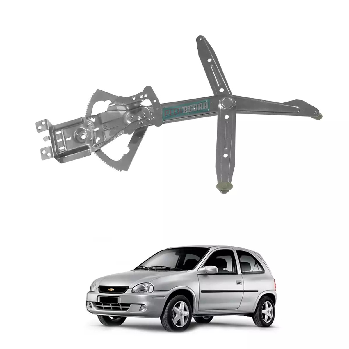 MAQUINA VIDRO ELETRICA ESQ SEM MOTOR CORSA 94 A 2001 PICK UP BOSH (93334693-R337