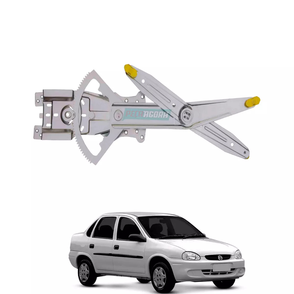 MAQUINA VIDRO ELETRICA DIANTEIRA DIR SEM MOTOR CORSA 95 A 01 CLASSIC 04 A 16 BOS