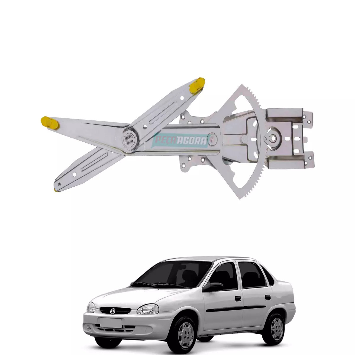MAQUINA VIDRO ELETRICA DIANTEIRA ESQ SEM MOTOR CORSA 95 A 01 CLASSIC 04 A 16 BOS