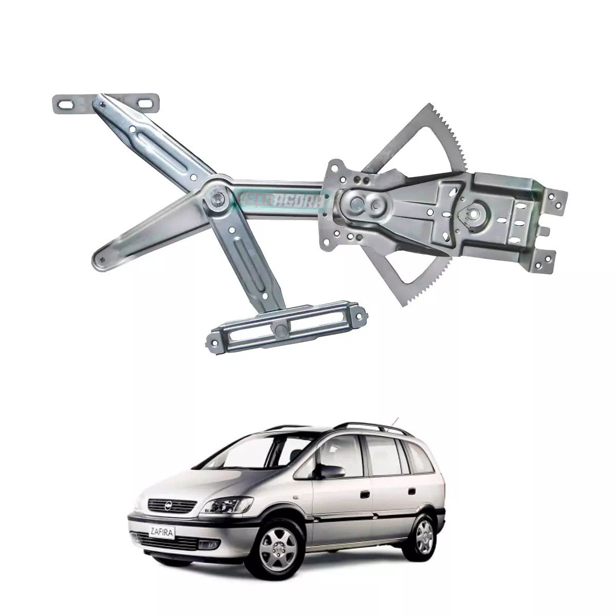 MAQUINA VIDRO ELETRICA DIANTEIRA ESQ SEM MOTOR ZAFIRA 01 A 12 BOSH (93281521-R33