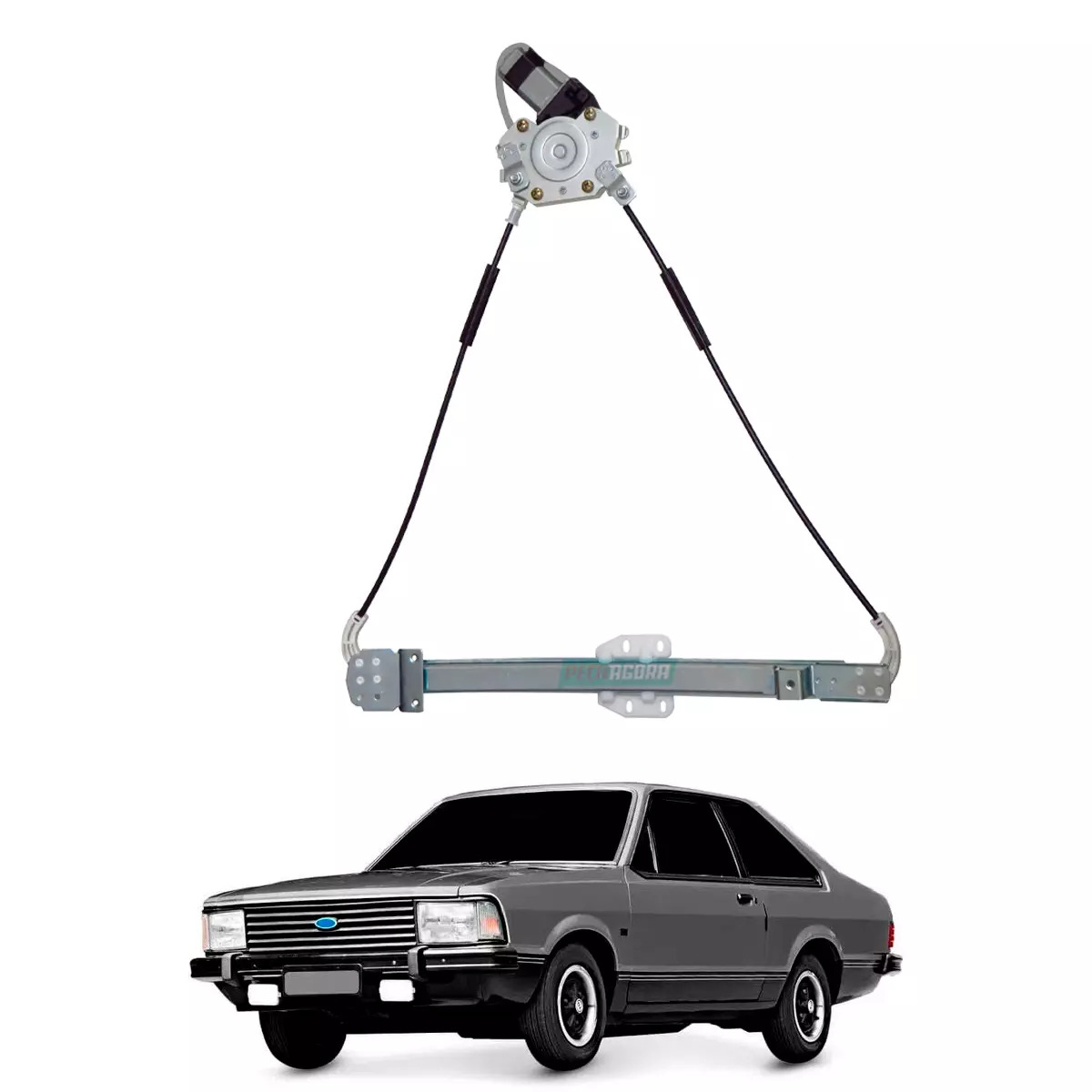 MAQUINA VIDRO ELETRICA ESQ COM MOTOR BELINA II 82 A 91 DEL REY 81 A 91 CORCEL II