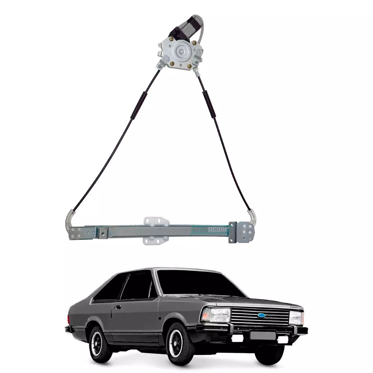 MAQUINA VIDRO ELETRICA DIR COM MOTOR BELINA II 82 A 91 DEL REY 81 A 91 CORCEL II