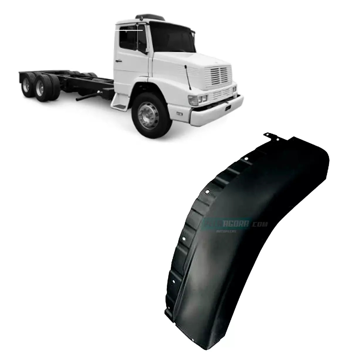 PARALAMA CABINE TRASEIRO DIREITO MB 1218 1418 1618 1620 1622 1624 ATRON 2324 131