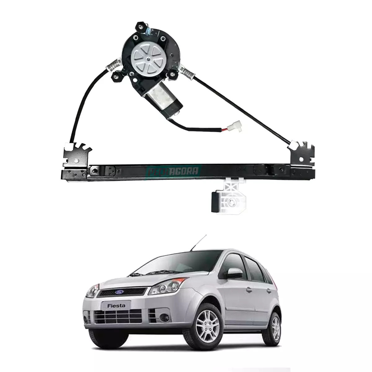 MAQUINA VIDRO ELETRICA ESQ TRASEIRA COM MOTOR FIESTA 02 A 14 AMAZON (2S65A27001B