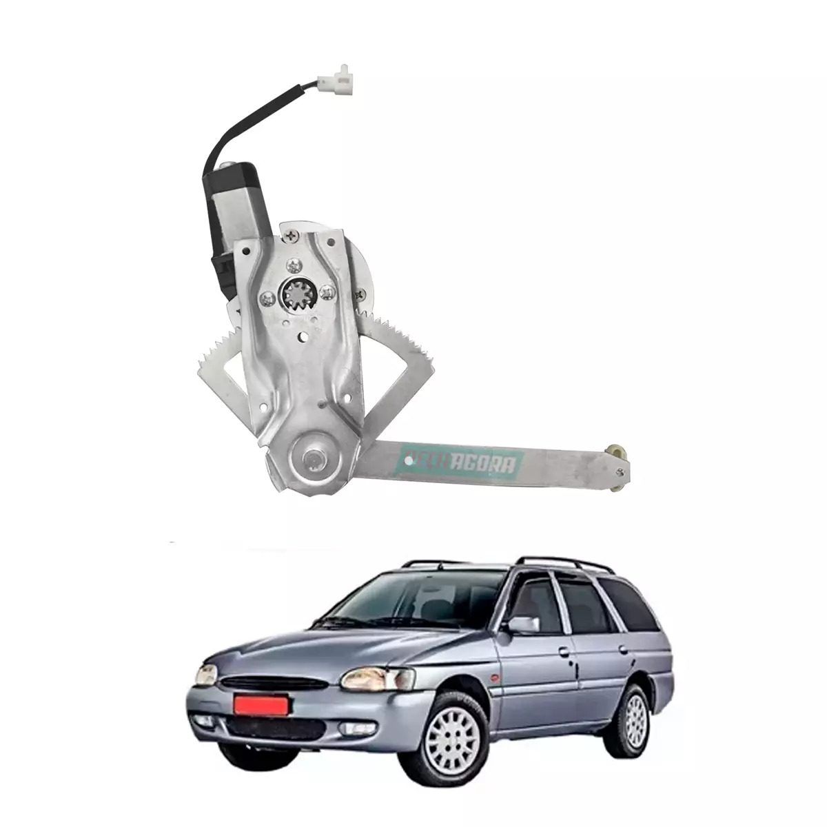 MAQUINA VIDRO ELETRICA ESQ TRAS ESCORT 97 A 2003 POINTER 94 A 96 COM MOTOR (97AG